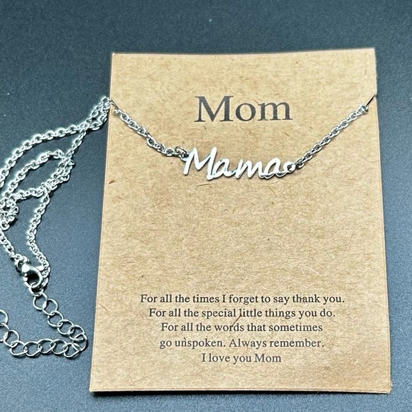 Silver Mama Necklace. New. - Picture 2 of 6